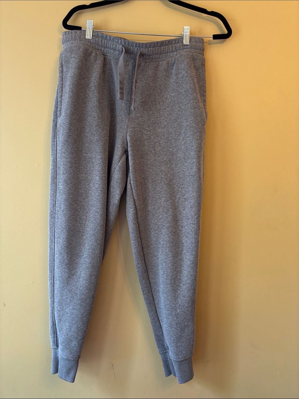 Men's Gray Slim Jogger Sweatpants - Casual Drawstring Pants